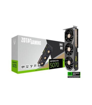 Tarjeta Gráfica ZOTAC GAMING GeForce RTX 5070 SOLID OC 12GB GDDR7 Reflex 2 RTX AI DLSS4