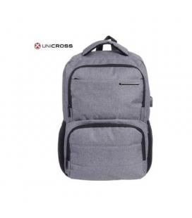 MOCHILA PORTATIL UNICROSS QUARZO GRIS