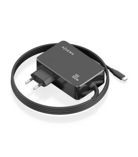 Cargador de portátil gan aisens asch-1pd100wl50-bk usb tipo-c/ 100w/ automático/ voltaje 5-20v