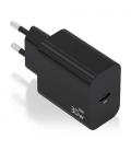 Cargador de pared gan aisens a110-0941/ 1xusb tipo-c/ 30w/ negro