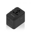 Cargador de pared universal gan aisens asps-2a3c09-bk/ toma de corriente universal/ 3xusb tipo-c/ 2xusb/ 35w