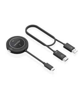 Adaptador/transmisor de vídeo inalámbrico usb tipo-c - hdmi aisens aswl-h2kc30m003-bk