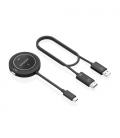 Adaptador/transmisor de vídeo inalámbrico usb tipo-c - hdmi aisens aswl-h2kc30m003-bk