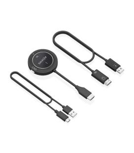 Adaptador/transmisor de vídeo inalámbrico hdmi aisens aswl-h2k30m002-bk