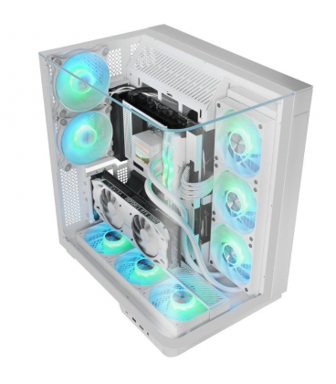Caja gaming torre mars gaming mc-infinio/ blanca