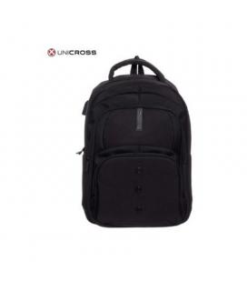 MOCHILA PORTATIL UNICROSS TRAVELL 18 NEGRO