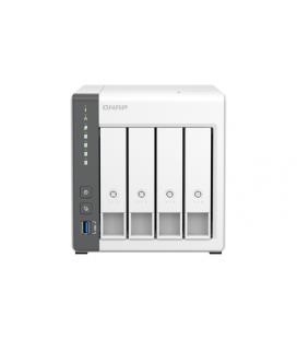 Servidor nas qnap k - ts - 433 - 4g+4xmn10ada800s 4 bahias 4gb gigabit ethernet