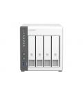 Servidor nas qnap k - ts - 433 - 4g+4xmn10ada800s 4 bahias 4gb gigabit ethernet