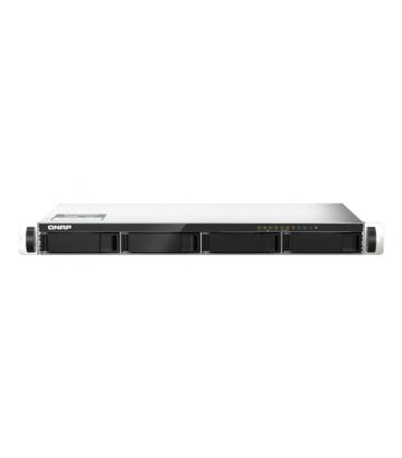 Servidor nas qnap k - ts - 435xeu - 4g+4xmn10ada800s 4 bahias 1u rack 4gb gigabit ethernet
