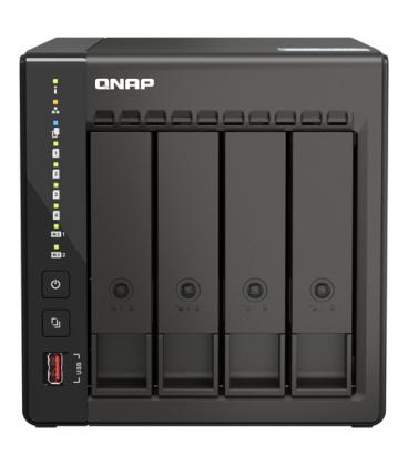 Servidor nas qnap k - ts - 453e - 8g+4xmn10ada800s 4 bahias 8gb gigabit ethernet