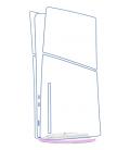 Soporte vertical led para ps5 trust gxt 229/ blanco