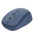 ratón mini inalámbrico trust yvi+ multidispositivo/ hasta 1600 dpi/ azul