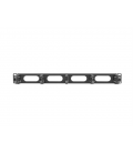 ORGANIZADOR DE CABLES LANBERG 5 ANILLAS 19" 1U TIPO B NEGRO