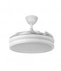 Ventilador bayomo 59w 6890lm blanco 4 aspas desp. 32 - 47x55 - 108 d.3 color.motor dc.remoto