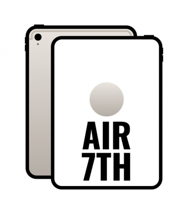 Apple ipad air 11' 7th wi-fi/ m3/ 1tb/ blanco estrella