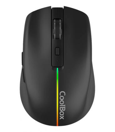 Coolbox Gaming Ratón W01 1600DPI Inalámbrico Negro