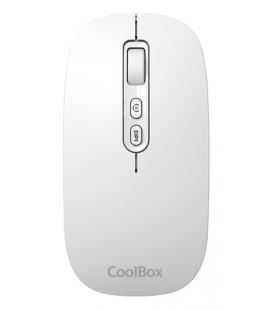 Coolbox Ratón W02-IA Inalámbrico RF+BT Blanco