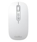 Coolbox Ratón W02-IA Inalámbrico RF+BT Blanco