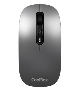 Coolbox Ratón W02-IA Inalámbrico RF+BT Gris