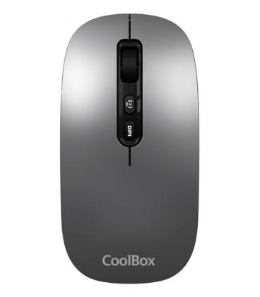 Coolbox Ratón W02-IA Inalámbrico RF+BT Gris