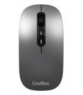 Coolbox Ratón W02-IA Inalámbrico RF+BT Gris