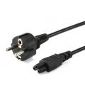 Cable alimentacion c5 a cee7 - 4 equip trebol 1.8m