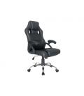 Silla de oficina equip 651016 negra respaldo acolchado ergonomica