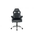 Silla de oficina equip 651016 negra respaldo acolchado ergonomica