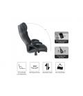 Silla de oficina equip 651016 negra respaldo acolchado ergonomica