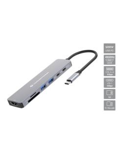 Docking station conceptronic donn28g usb tipo c 7 en 1
