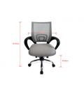 Silla de oficina equip 651015 gris ergonomica