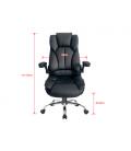 Silla de oficina equip 651006 negra respaldo acolchado ergonomica