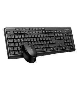 Kit teclado + raton coolbox inalambrico multimedia negro coo - ktr - 03w