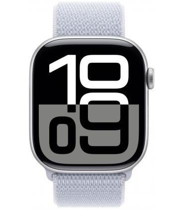 Apple watch series 10/ gps/ cellular/ 46mm/ caja de aluminio / correa loop deportiva azul nube