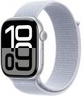 Apple watch series 10/ gps/ cellular/ 46mm/ caja de aluminio / correa loop deportiva azul nube