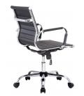 Silla de oficina equip 651002 negra ergonomica respaldo medio