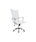 Silla de oficina equip 651017 blanca ergonomica respaldo alto