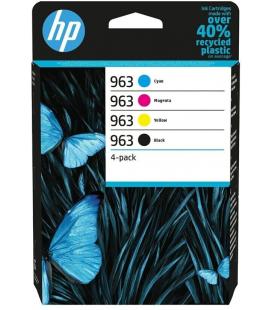HP Paquete de 4 cartuchos de tinta Original 963 negro/cian/magenta/amarillo