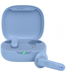 Auriculares bluetooth jbl wave flex con estuche de carga/ autonomía 8h/ azules