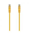 AISENS Cable de Red Latiguillo RJ45 LSZH Cat.6A 500 Mhz UTP AWG24, Amarillo, 30CM