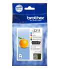 Brother LC3211VAL cartucho de tinta 4 pieza(s) Original Rendimiento estándar Negro, Cian, Magenta, Amarillo