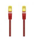 AISENS Cable De Red Latiguillo RJ45 LSZH Cat.7 600 MHz S/FTP PIMF AWG26, Rojo, 0.5 m
