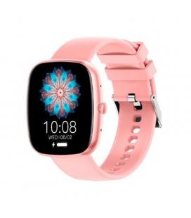 Cool Border Reloj Smartwatch Silicona Rosa (Llamadas, Salud, Deporte)