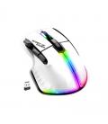 Spirit of gamer ratón inalambrico pro m5 white