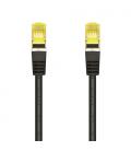 AISENS Cable De Red Latiguillo RJ45 LSZH Cat.7 600 MHz S/FTP PIMF AWG26, Negro, 1.0 m