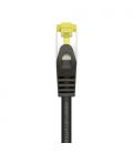 AISENS Cable De Red Latiguillo RJ45 LSZH Cat.7 600 MHz S/FTP PIMF AWG26, Negro, 1.0 m