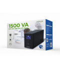 UPS GEMBIRD CON USB Y DISPLAY LCD 1500 VA NEGRO
