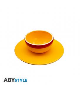 Set cuenco y platillo abystyle one piece sombrero de paja