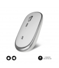 RATON SUBBLIM WIRELESS MINI MOUSE SILVER