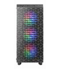 Mars Gaming MC-MAG, Caja Gaming ATX, Ventana Lateral Completa Cristal Templado, Doble Rejilla Magnética Antipolvo Frontal + Supe